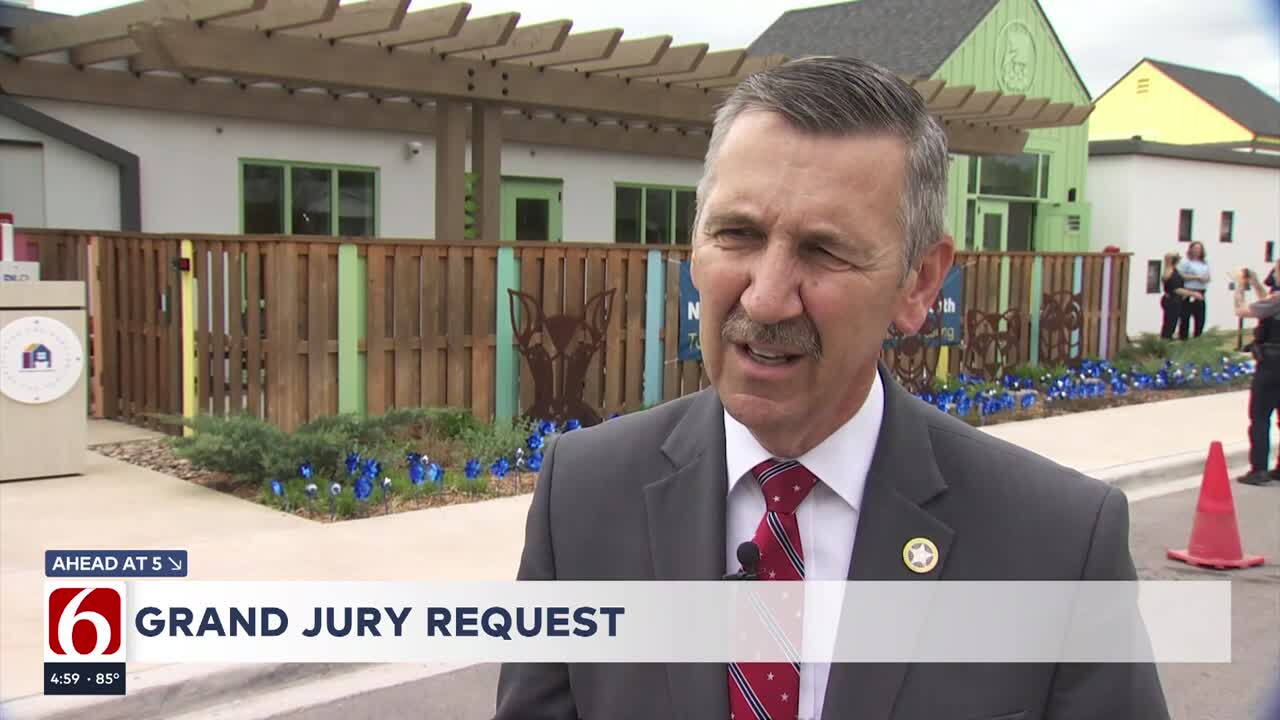 News On 6 video still showing the Grand Jury Request segment